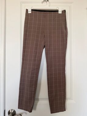 a new day Taupe Windowpane Dress Pants